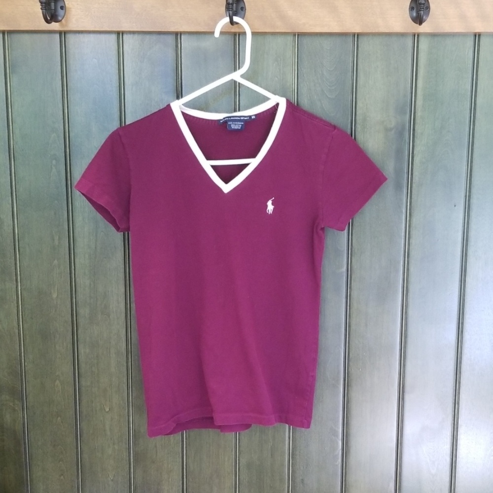 XS Ralph Lauren V Neck Tee